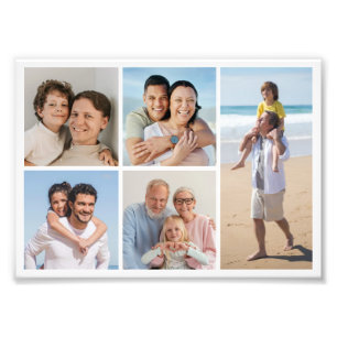 Create Your Own 5 Photo Collage Photo Enlargement Print