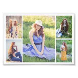Create Your Own 5 Photo Collage Photo Enlargement Print