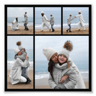 Create Your Own 5 Photo Collage Photo Enlargement Print
