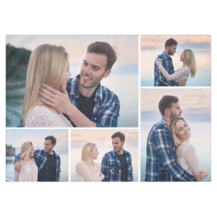 Create Your Own 5 Photo Collage Tablecloth