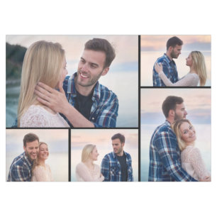 Create Your Own 5 Photo Collage Tablecloth