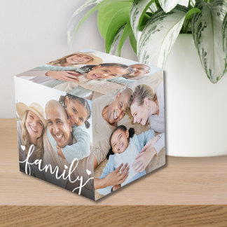 Create Your Own 5 Side Picture Family Photos Cube