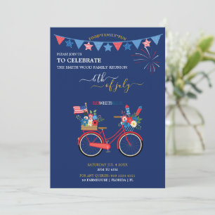Create your own 5" x 7" 4th of July Invitation