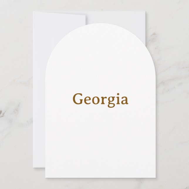 Create Your Own 5" x 7" Arch Invitation (Front)