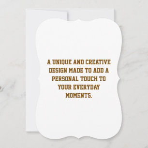 Create Your Own 5" x 7" Bracket Invitation