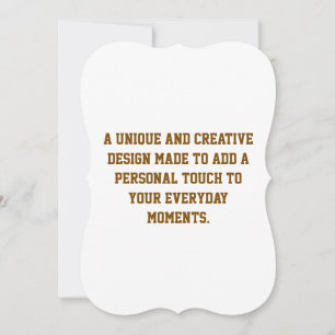 Create Your Own 5" x 7" Bracket Invitation