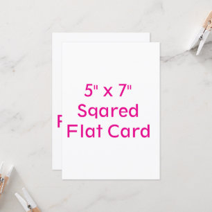 Create Your Own 5" x 7" Flat Card Squared
