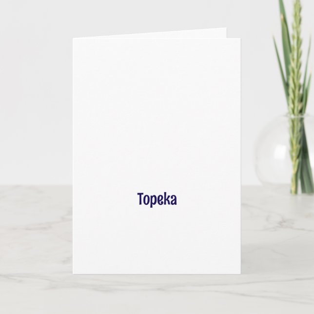 Create Your Own 5" x 7" Folded Greeting Card (Front)