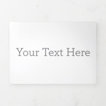 Create Your Own 5" x 7" Horizontal Trifold Card