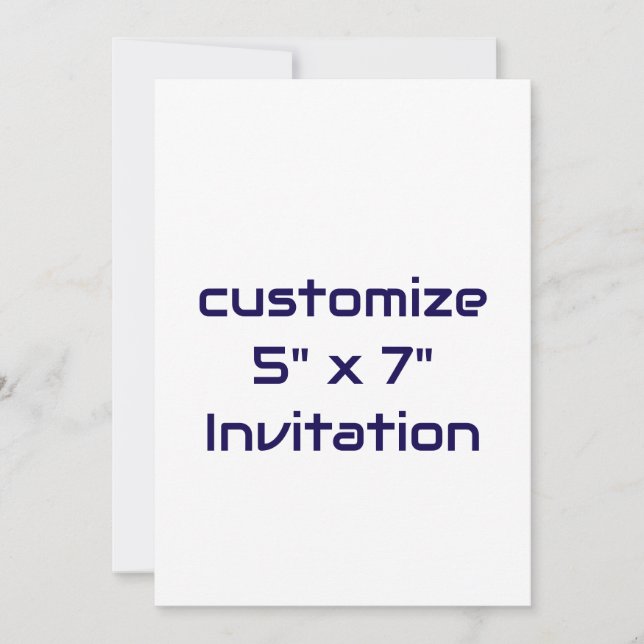 Create Your Own 5" x 7" Invitation (Front)