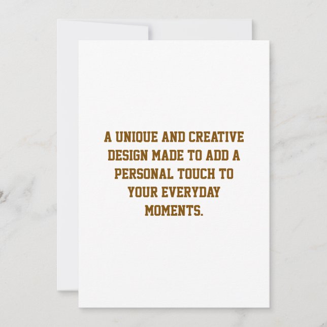 Create Your Own 5" x 7" Invitation (Front)