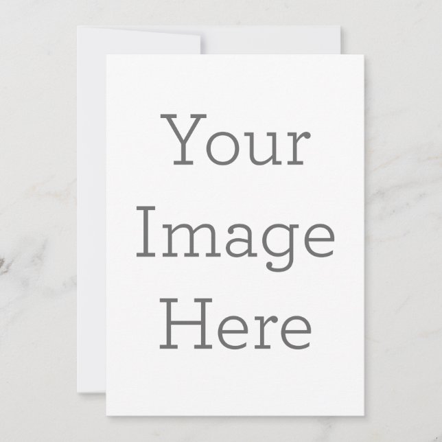 Flat Invitation, Size: 12.7 cm x 17.8 cm, Paper: Signature Matte, Envelopes: White (Front)