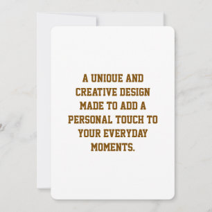 Create Your Own 5" x 7" Invitation