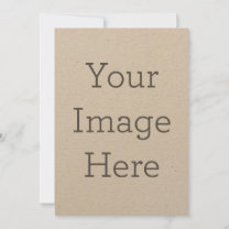 Create Your Own 5" x 7" Kraft Paper Card