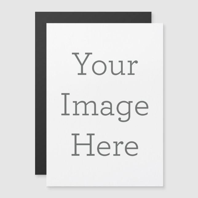 12.7 cm x 17.8 cm Magnetic Card (Front/Back)