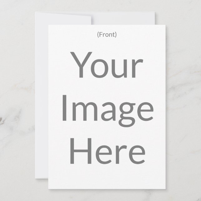 Create your own 5" x 7" Matte Front and Back Invitation (Front)