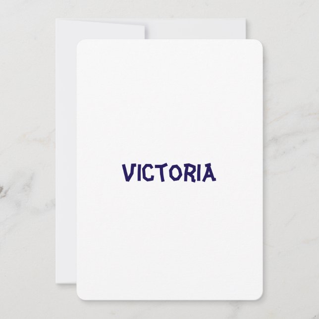 Create Your Own 5" x 7" Rounded Invitation (Front)