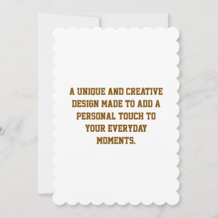 Create Your Own 5" x 7" Scalloped Invitation