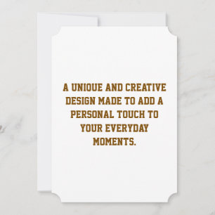 Create Your Own 5" x 7" Ticket Invitation