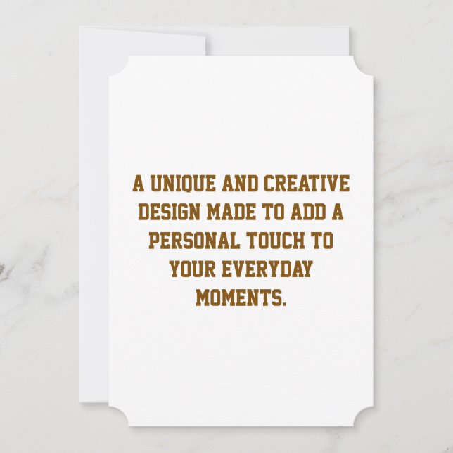 Create Your Own 5" x 7" Ticket Invitation (Front)