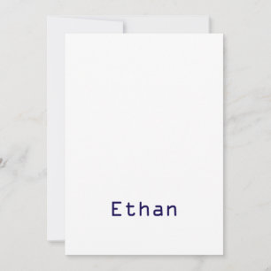 Create Your Own 5" x 7" Wedding Invitation
