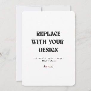 Create Your Own 5" x 7" Wedding Invitation