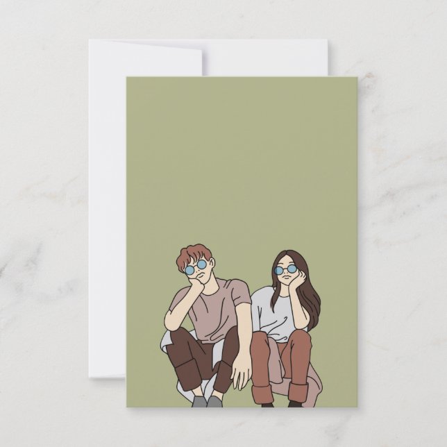 Create Your Own 5" x 7" Wedding Invitation (Front)