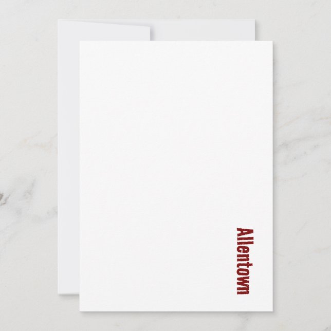 Create Your Own 5" x 7" Wedding Invitation (Front)