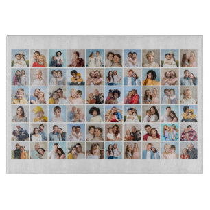 Create Your Own 60 Photo Collage Cutting Board