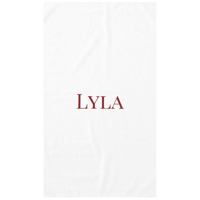 Create Your Own 60"x104" Tablecloth (Front)