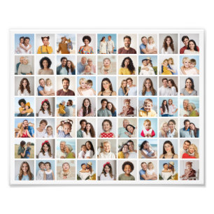 Create Your Own 63 Photo Collage Photo Enlargement Print