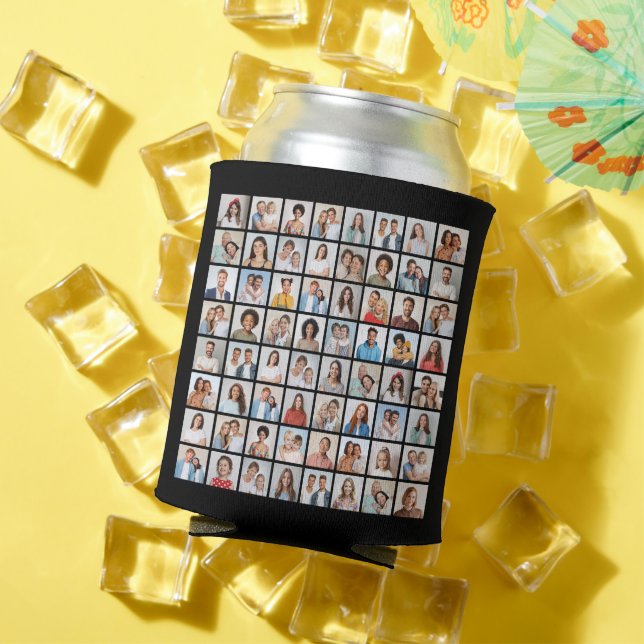 Create Your Own 64 Photo Collage Can Cooler (In Situ Summer)