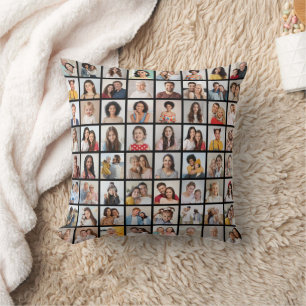 Create Your Own 64 Photo Collage Cushion