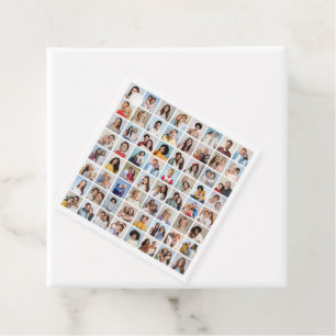 Create Your Own 64 Photo Collage Favour Tags