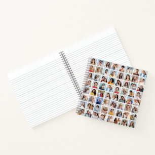 Create Your Own 64 Photo Collage Notebook