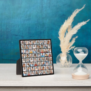 Create Your Own 64 Photo Collage Plaque