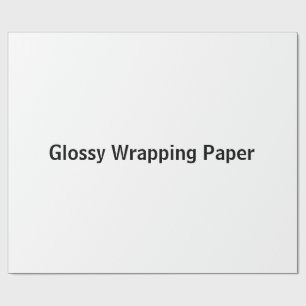 Create Your Own 64lb Glossy Wrapping Paper