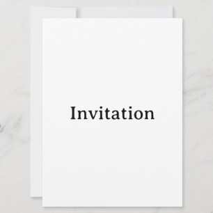 Create Your Own 6.5" x 8.75" Squared Invitation