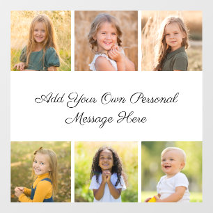 Create Your Own 6 Photo Collage Add Your Greeting