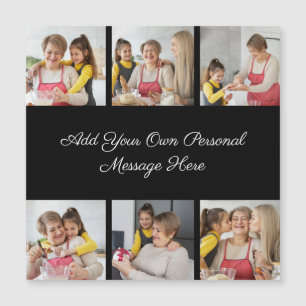Create Your Own 6 Photo Collage Add Your Greeting