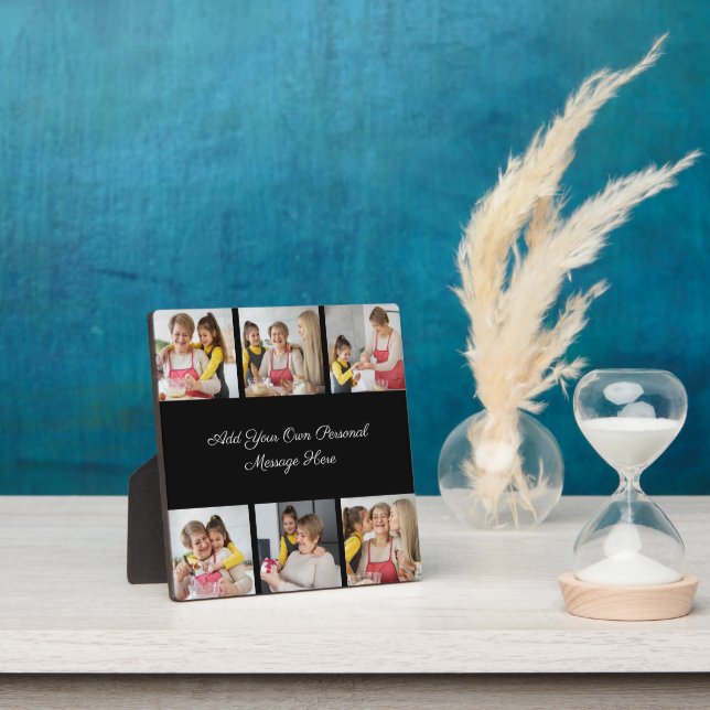 Create Your Own 6 Photo Collage Add Your Greeting Plaque (Insitu)