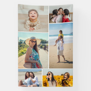Create Your Own 6 Photo Collage Banner