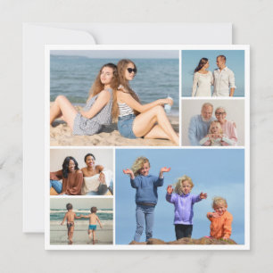 Create Your Own 6 Photo Collage Card