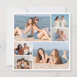 Create Your Own 6 Photo Collage Card