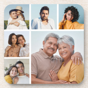 Create Your Own 6 Photo Collage Coaster