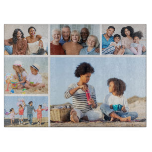 Create Your Own 6 Photo Collage Cutting Board