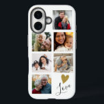 Create Your Own  6 Photo Collage Family Love  iPhone 16 Case<br><div class="desc">Create your own photo collage iphone case personalised with 6 of your favourite pictures.</div>