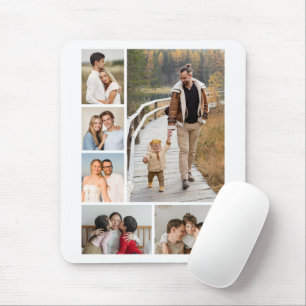 Create Your Own 6 Photo Collage Mouse Pad