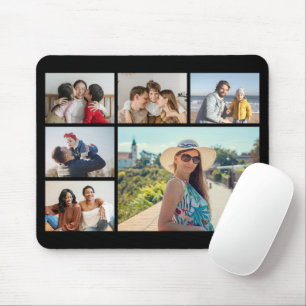 Create Your Own 6 Photo Collage  Mouse Pad