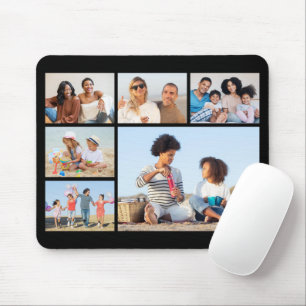 Create Your Own 6 Photo Collage  Mouse Pad